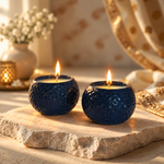 Glossy Blue Diya 2