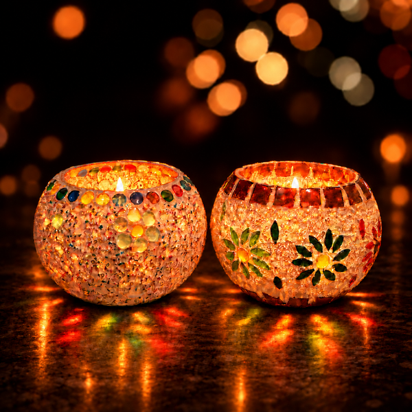 Glowing Diya Set